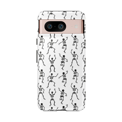 Dancing Skeletons Halloween Phone Case – Tough Phone Case – Cute Spooky Design - iPhone 16 - Samsung Galaxy - Google Pixel