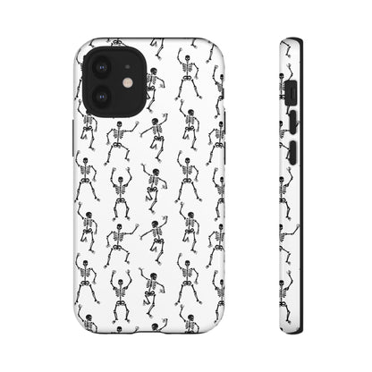 Dancing Skeletons Halloween Phone Case – Tough Phone Case – Cute Spooky Design - iPhone 16 - Samsung Galaxy - Google Pixel