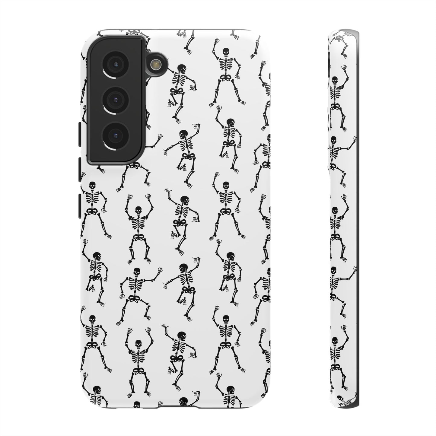 Dancing Skeletons Halloween Phone Case – Tough Phone Case – Cute Spooky Design - iPhone 16 - Samsung Galaxy - Google Pixel