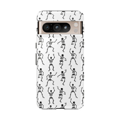 Dancing Skeletons Halloween Phone Case – Tough Phone Case – Cute Spooky Design - iPhone 16 - Samsung Galaxy - Google Pixel