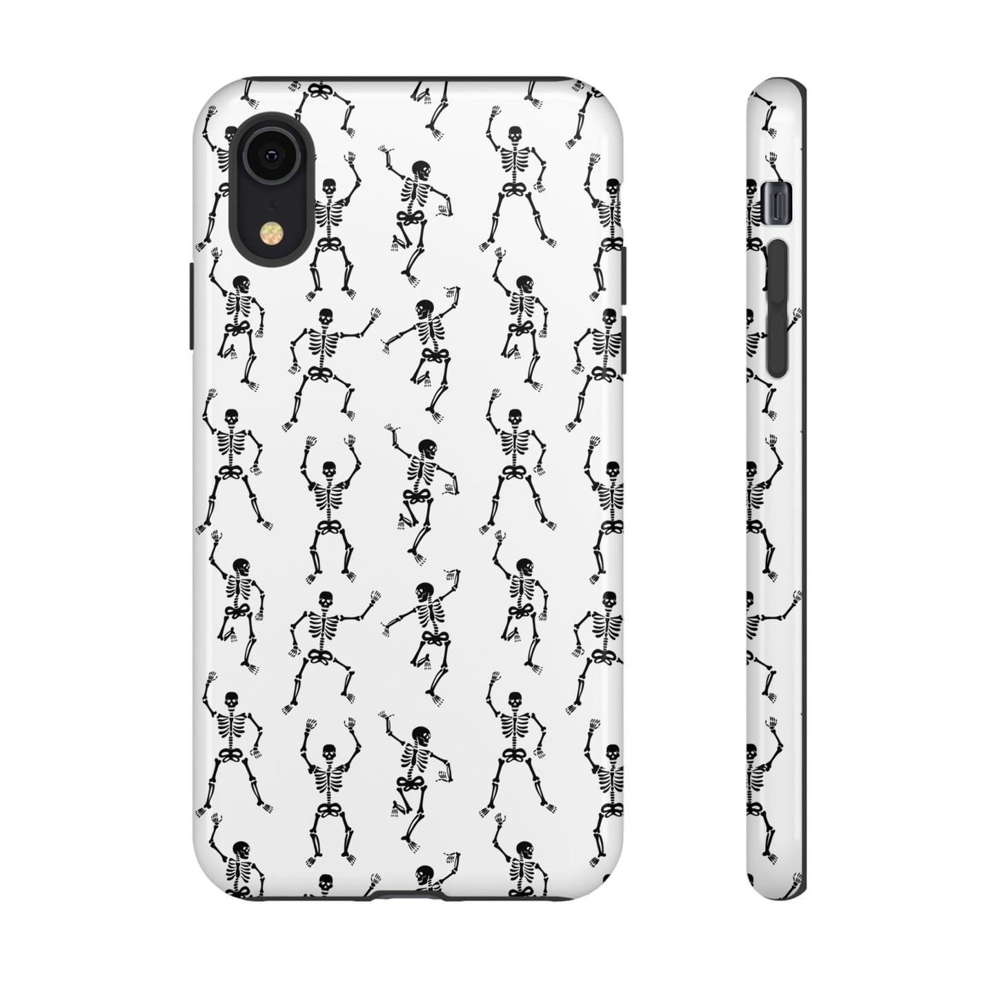 Dancing Skeletons Halloween Phone Case – Tough Phone Case – Cute Spooky Design - iPhone 16 - Samsung Galaxy - Google Pixel