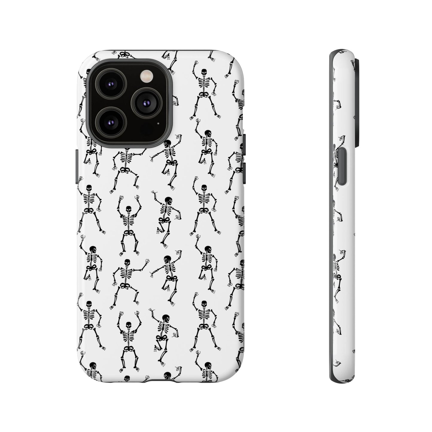 Dancing Skeletons Halloween Phone Case – Tough Phone Case – Cute Spooky Design - iPhone 16 - Samsung Galaxy - Google Pixel