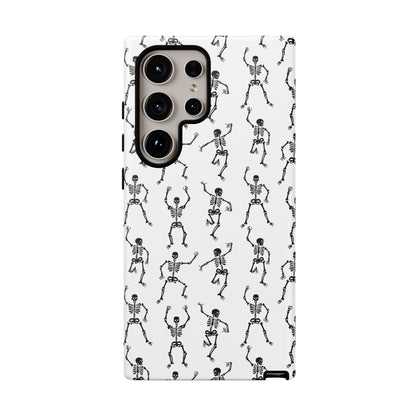 Dancing Skeletons Halloween Phone Case – Tough Phone Case – Cute Spooky Design - iPhone 16 - Samsung Galaxy - Google Pixel