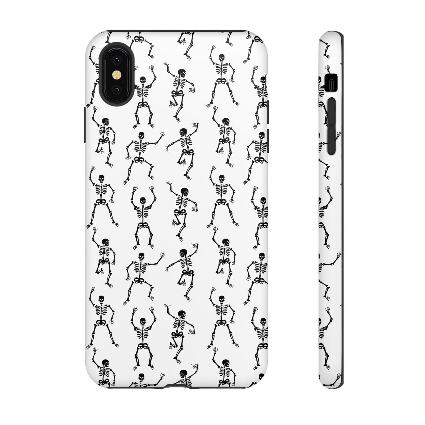 Dancing Skeletons Halloween Phone Case – Tough Phone Case – Cute Spooky Design - iPhone 16 - Samsung Galaxy - Google Pixel