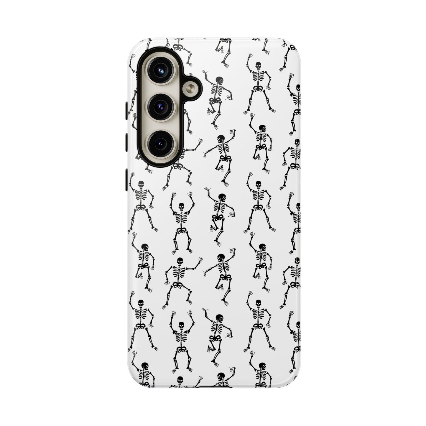 Dancing Skeletons Halloween Phone Case – Tough Phone Case – Cute Spooky Design - iPhone 16 - Samsung Galaxy - Google Pixel