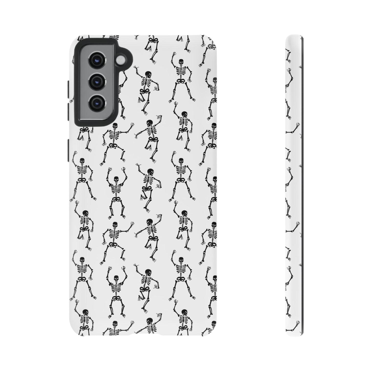 Dancing Skeletons Halloween Phone Case – Tough Phone Case – Cute Spooky Design - iPhone 16 - Samsung Galaxy - Google Pixel