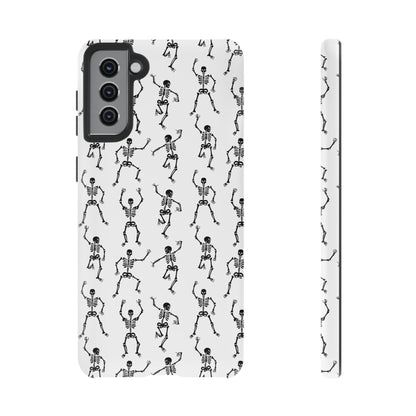 Dancing Skeletons Halloween Phone Case – Tough Phone Case – Cute Spooky Design - iPhone 16 - Samsung Galaxy - Google Pixel