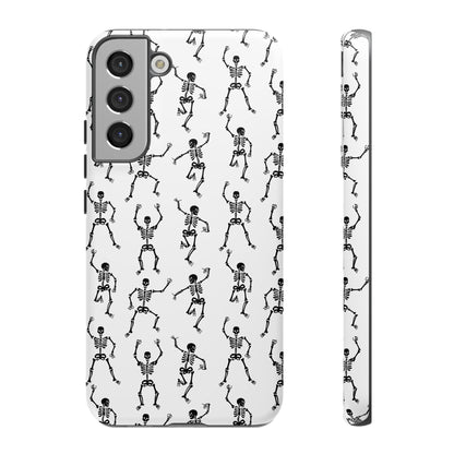 Dancing Skeletons Halloween Phone Case – Tough Phone Case – Cute Spooky Design - iPhone 16 - Samsung Galaxy - Google Pixel