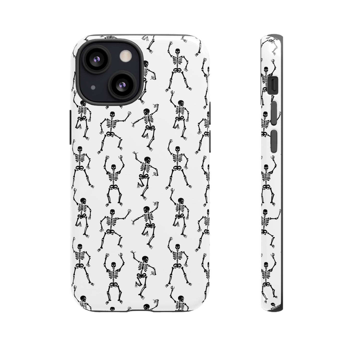 Dancing Skeletons Halloween Phone Case – Tough Phone Case – Cute Spooky Design - iPhone 16 - Samsung Galaxy - Google Pixel