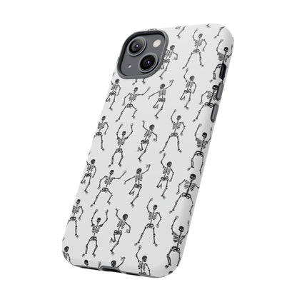 Dancing Skeletons Halloween Phone Case – Tough Phone Case – Cute Spooky Design - iPhone 16 - Samsung Galaxy - Google Pixel