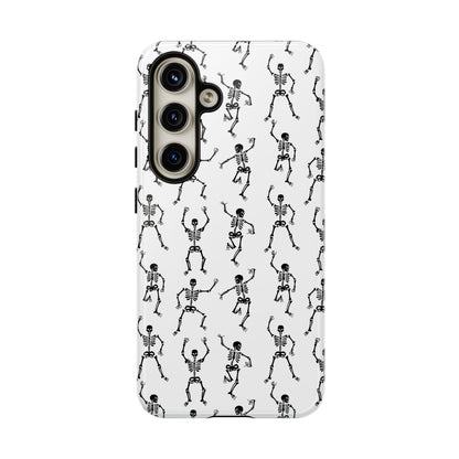 Dancing Skeletons Halloween Phone Case – Tough Phone Case – Cute Spooky Design - iPhone 16 - Samsung Galaxy - Google Pixel