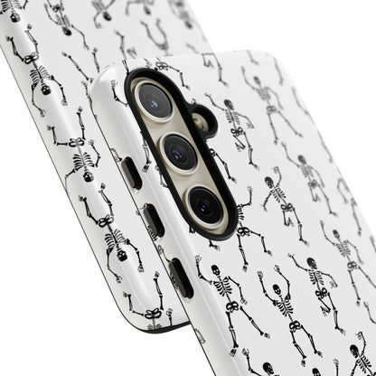 Dancing Skeletons Halloween Phone Case – Tough Phone Case – Cute Spooky Design - iPhone 16 - Samsung Galaxy - Google Pixel