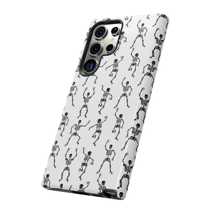 Dancing Skeletons Halloween Phone Case – Tough Phone Case – Cute Spooky Design - iPhone 16 - Samsung Galaxy - Google Pixel