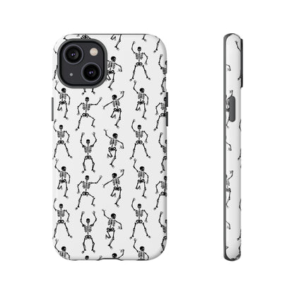 Dancing Skeletons Halloween Phone Case – Tough Phone Case – Cute Spooky Design - iPhone 16 - Samsung Galaxy - Google Pixel