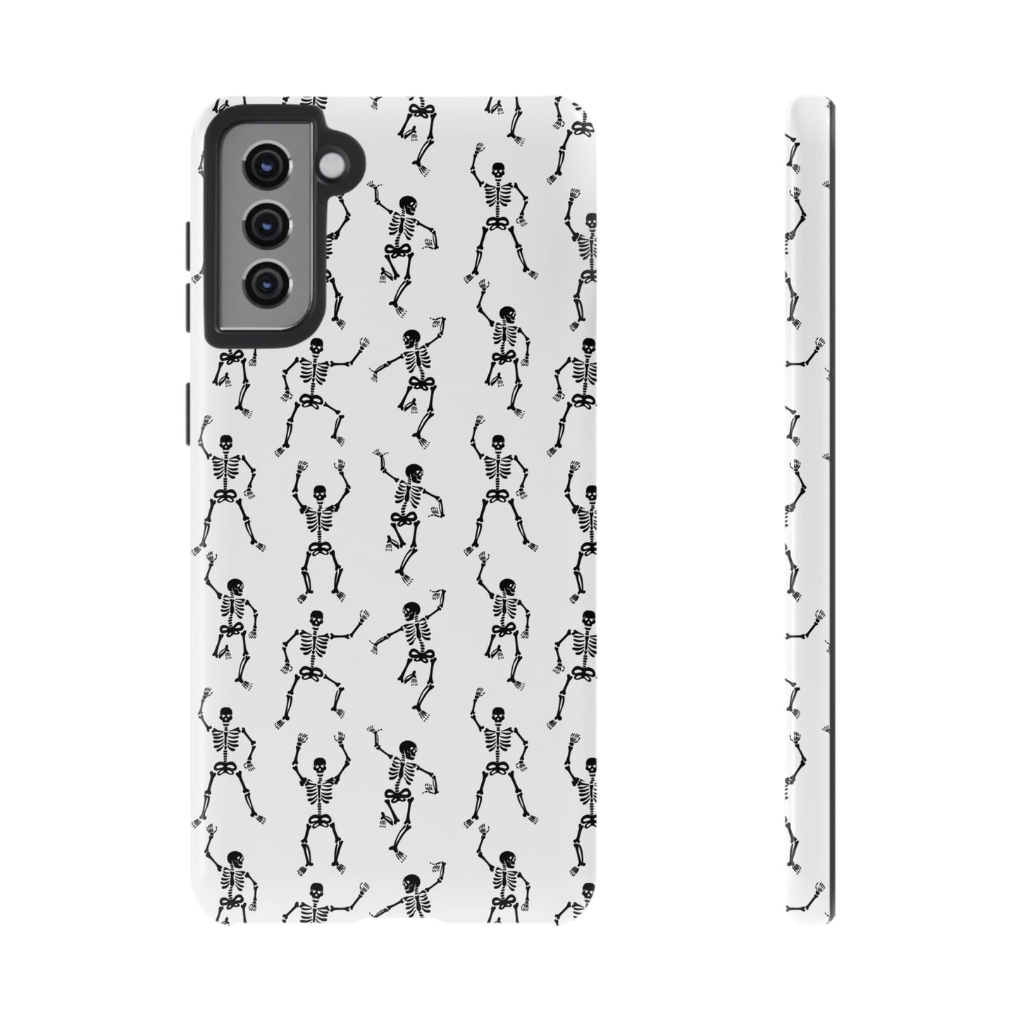 Dancing Skeletons Halloween Phone Case – Tough Phone Case – Cute Spooky Design - iPhone 16 - Samsung Galaxy - Google Pixel