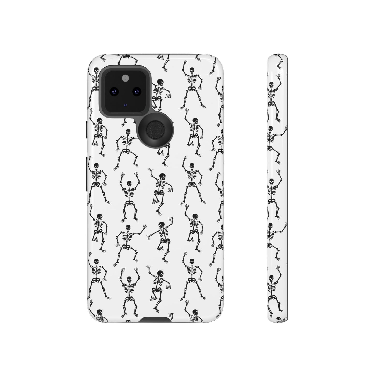 Dancing Skeletons Halloween Phone Case – Tough Phone Case – Cute Spooky Design - iPhone 16 - Samsung Galaxy - Google Pixel