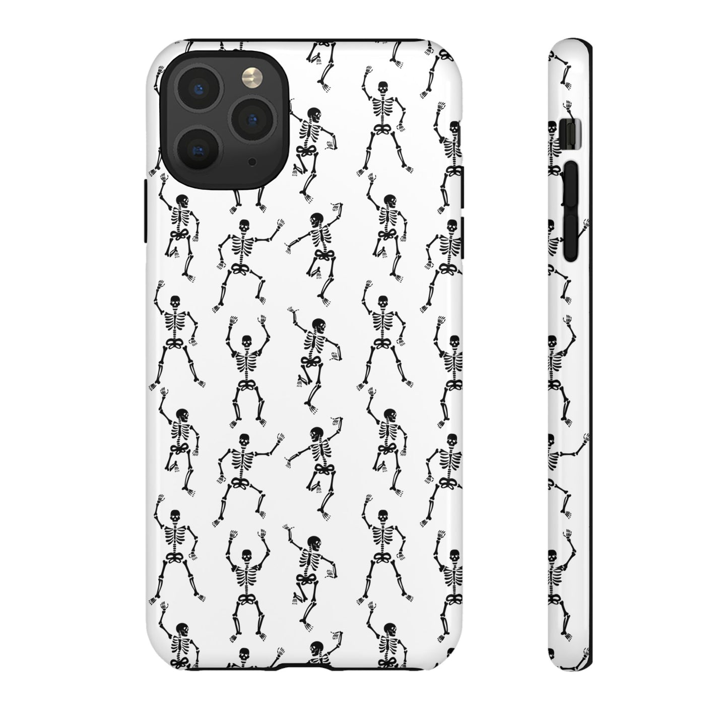 Dancing Skeletons Halloween Phone Case – Tough Phone Case – Cute Spooky Design - iPhone 16 - Samsung Galaxy - Google Pixel