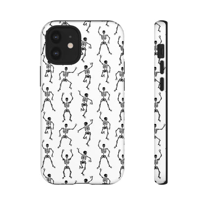 Dancing Skeletons Halloween Phone Case – Tough Phone Case – Cute Spooky Design - iPhone 16 - Samsung Galaxy - Google Pixel