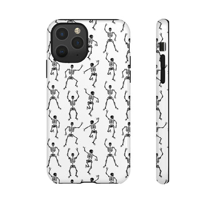 Dancing Skeletons Halloween Phone Case – Tough Phone Case – Cute Spooky Design - iPhone 16 - Samsung Galaxy - Google Pixel