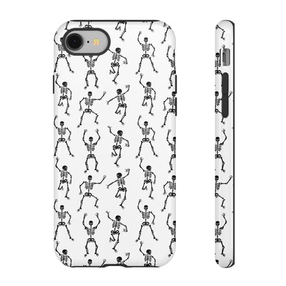 Dancing Skeletons Halloween Phone Case – Tough Phone Case – Cute Spooky Design - iPhone 16 - Samsung Galaxy - Google Pixel