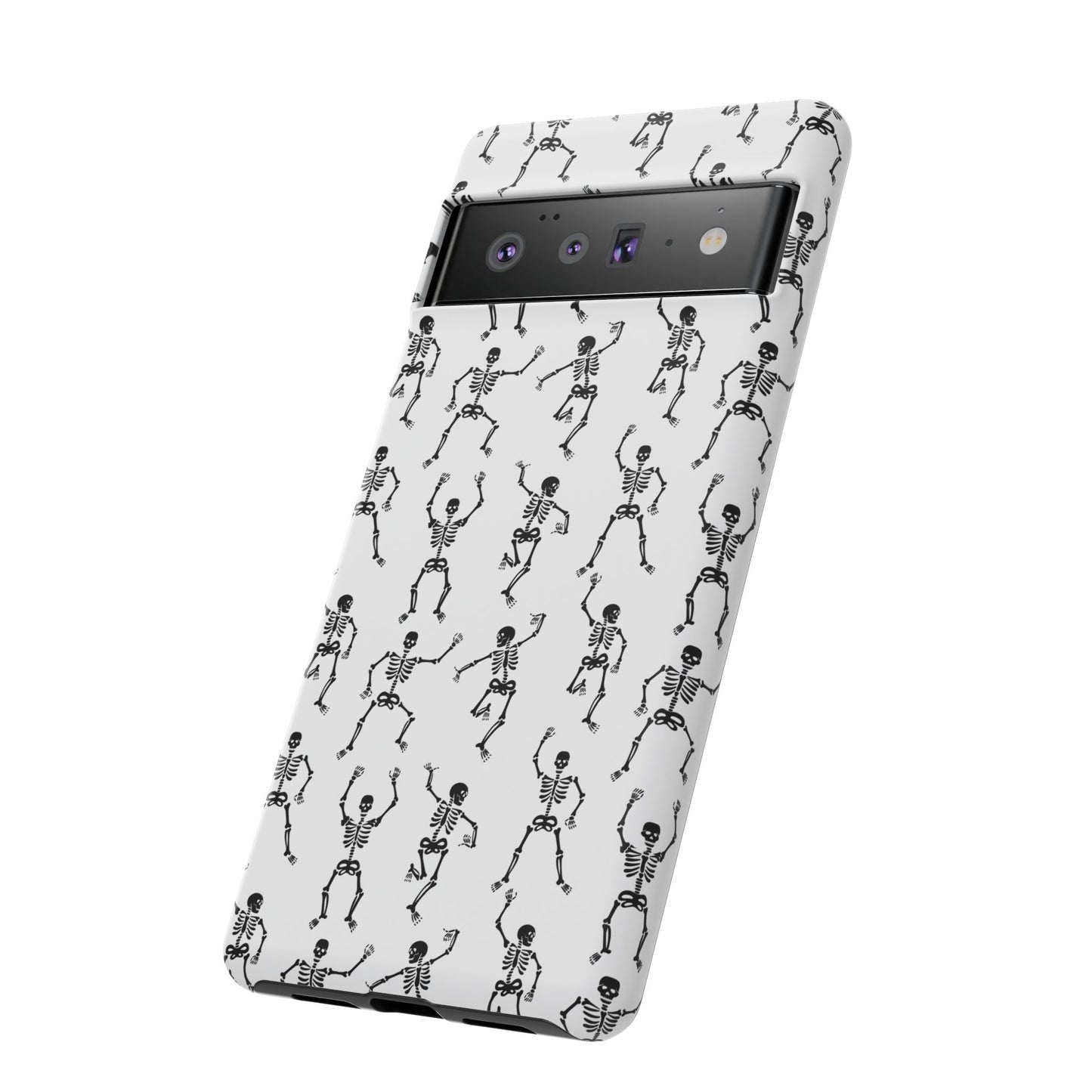 Dancing Skeletons Halloween Phone Case – Tough Phone Case – Cute Spooky Design - iPhone 16 - Samsung Galaxy - Google Pixel