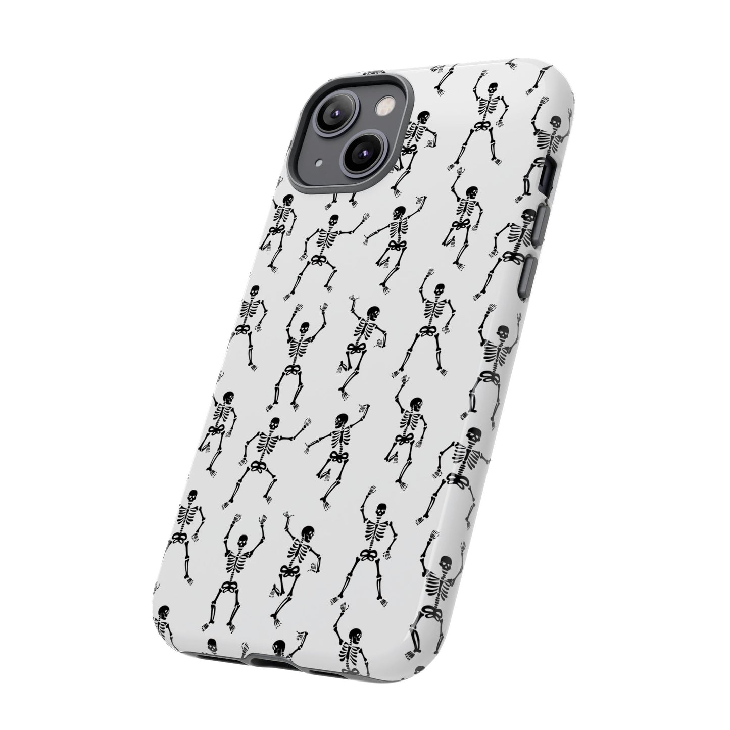 Dancing Skeletons Halloween Phone Case – Tough Phone Case – Cute Spooky Design - iPhone 16 - Samsung Galaxy - Google Pixel