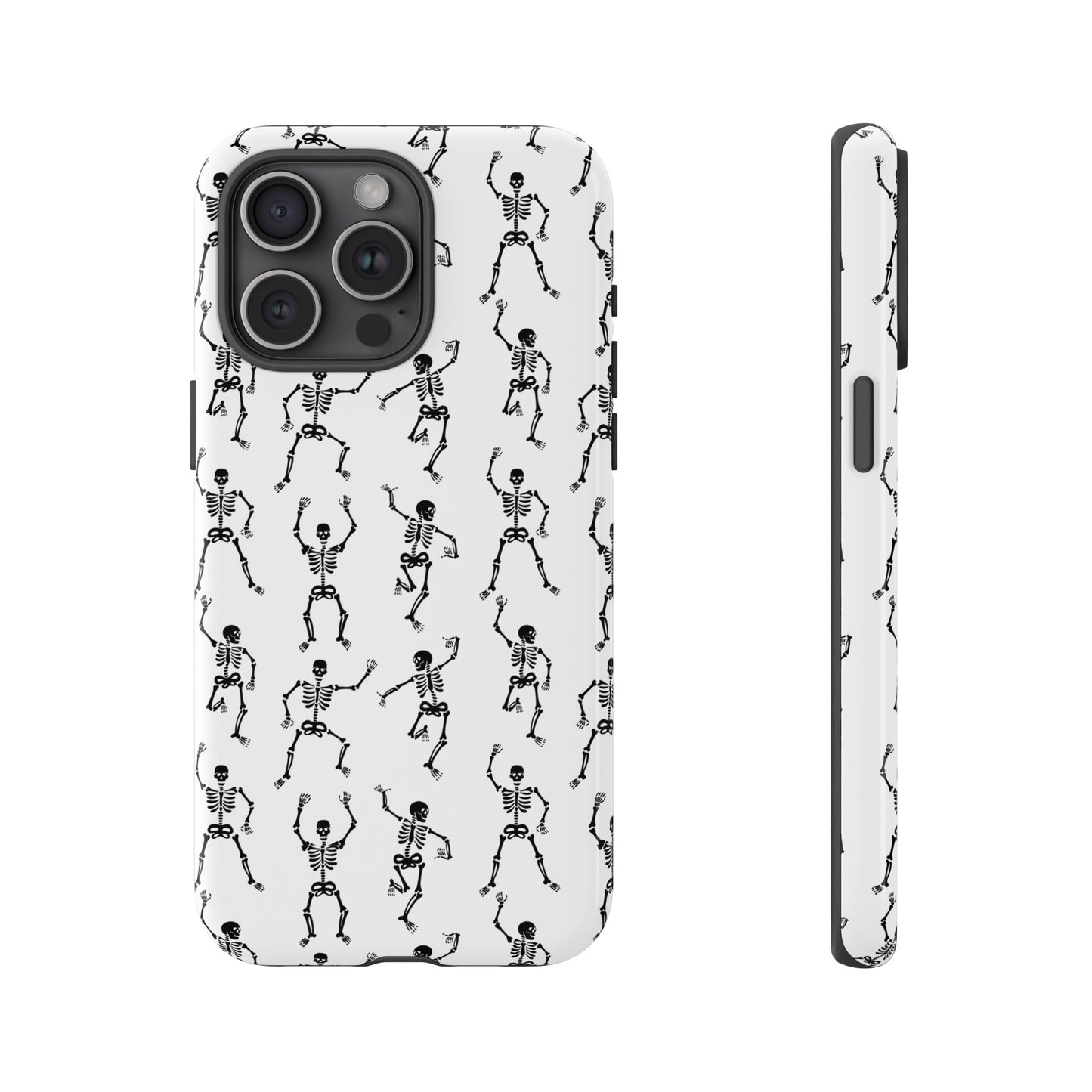 Dancing Skeletons Halloween Phone Case – Tough Phone Case – Cute Spooky Design - iPhone 16 - Samsung Galaxy - Google Pixel