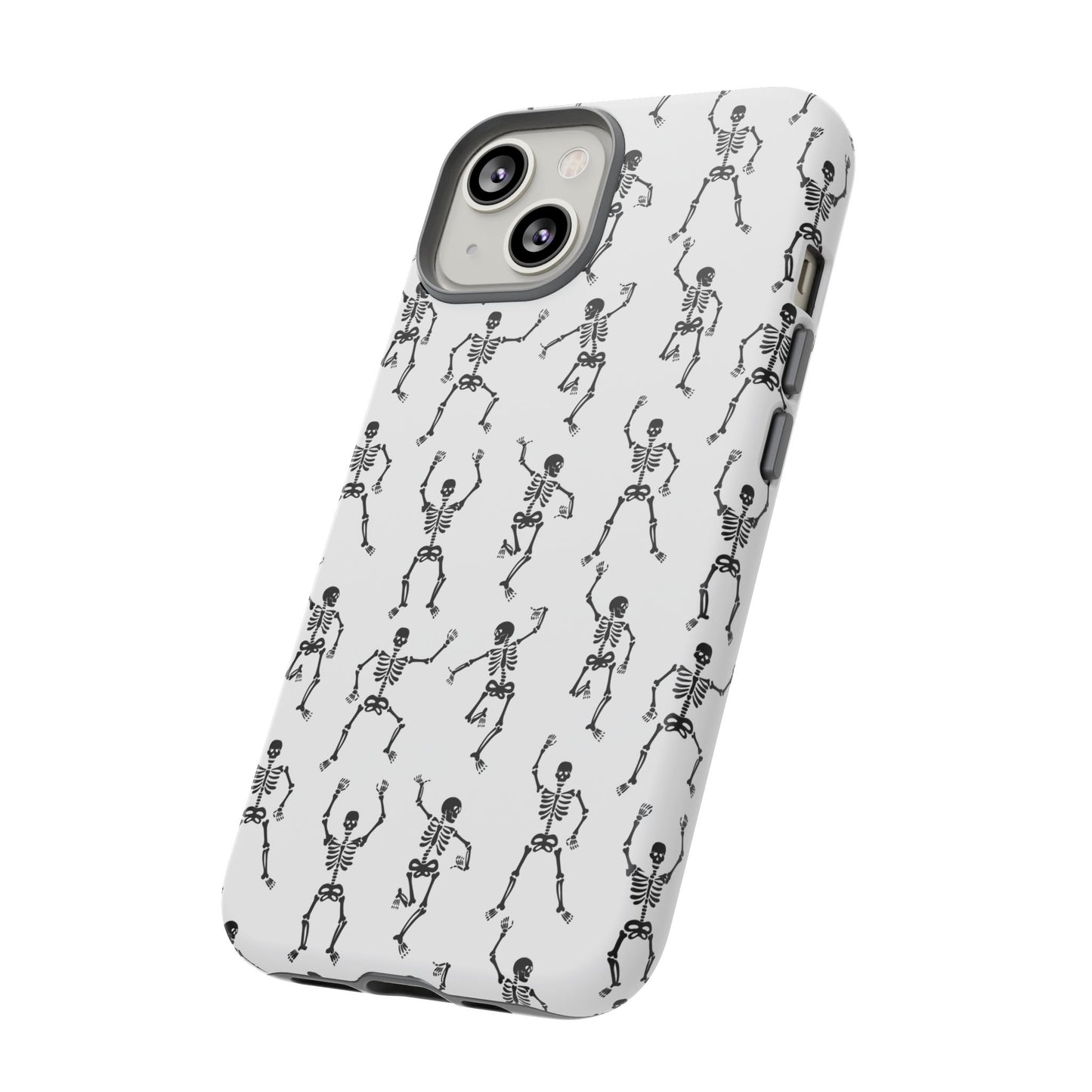 Dancing Skeletons Halloween Phone Case – Tough Phone Case – Cute Spooky Design - iPhone 16 - Samsung Galaxy - Google Pixel