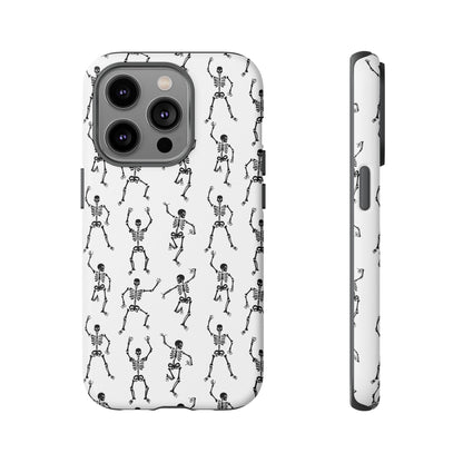 Dancing Skeletons Halloween Phone Case – Tough Phone Case – Cute Spooky Design - iPhone 16 - Samsung Galaxy - Google Pixel