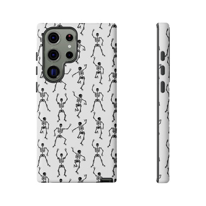 Dancing Skeletons Halloween Phone Case – Tough Phone Case – Cute Spooky Design - iPhone 16 - Samsung Galaxy - Google Pixel