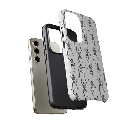 Dancing Skeletons Halloween Phone Case – Tough Phone Case – Cute Spooky Design - iPhone 16 - Samsung Galaxy - Google Pixel