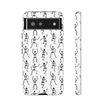 Dancing Skeletons Halloween Phone Case – Tough Phone Case – Cute Spooky Design - iPhone 16 - Samsung Galaxy - Google Pixel