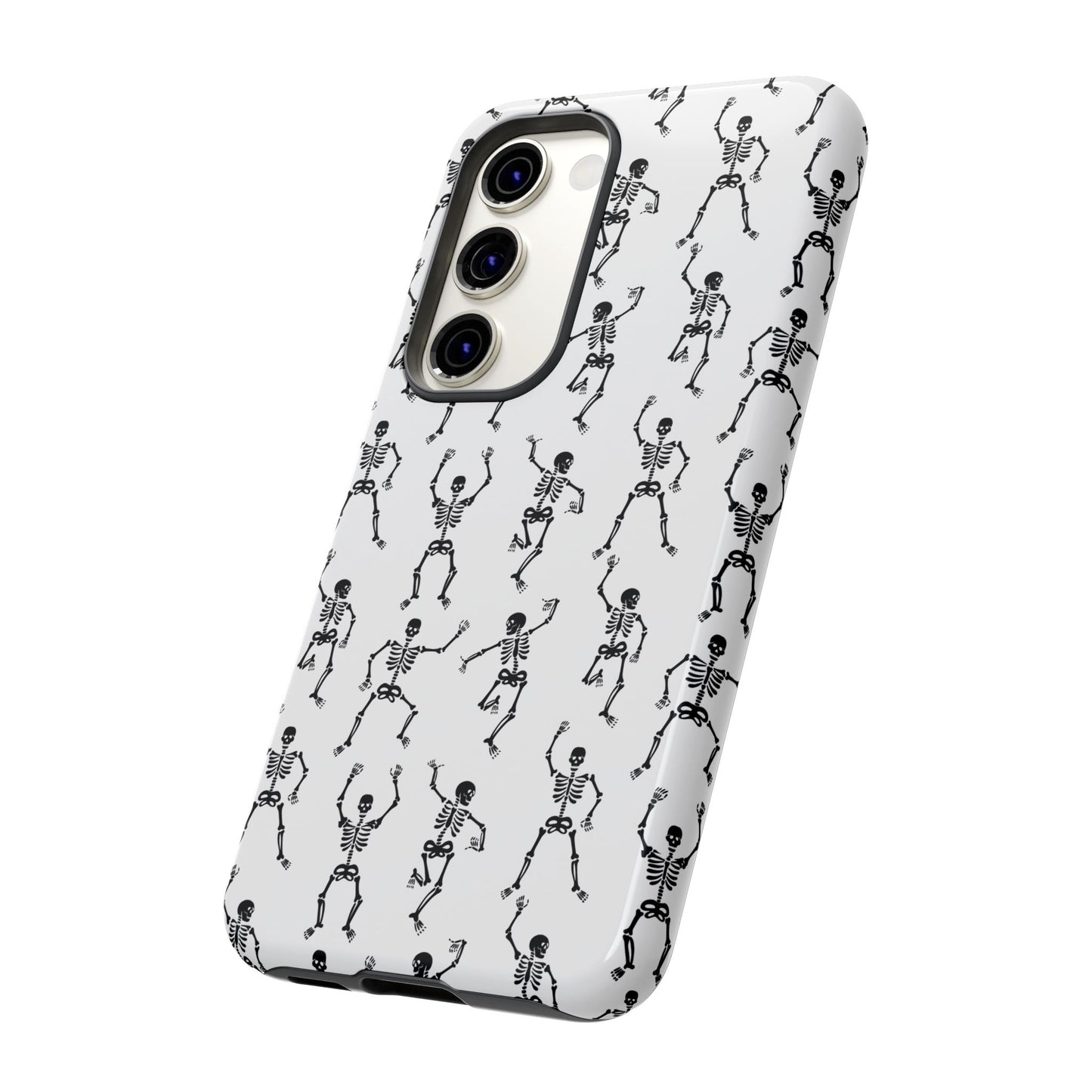 Dancing Skeletons Halloween Phone Case – Tough Phone Case – Cute Spooky Design - iPhone 16 - Samsung Galaxy - Google Pixel