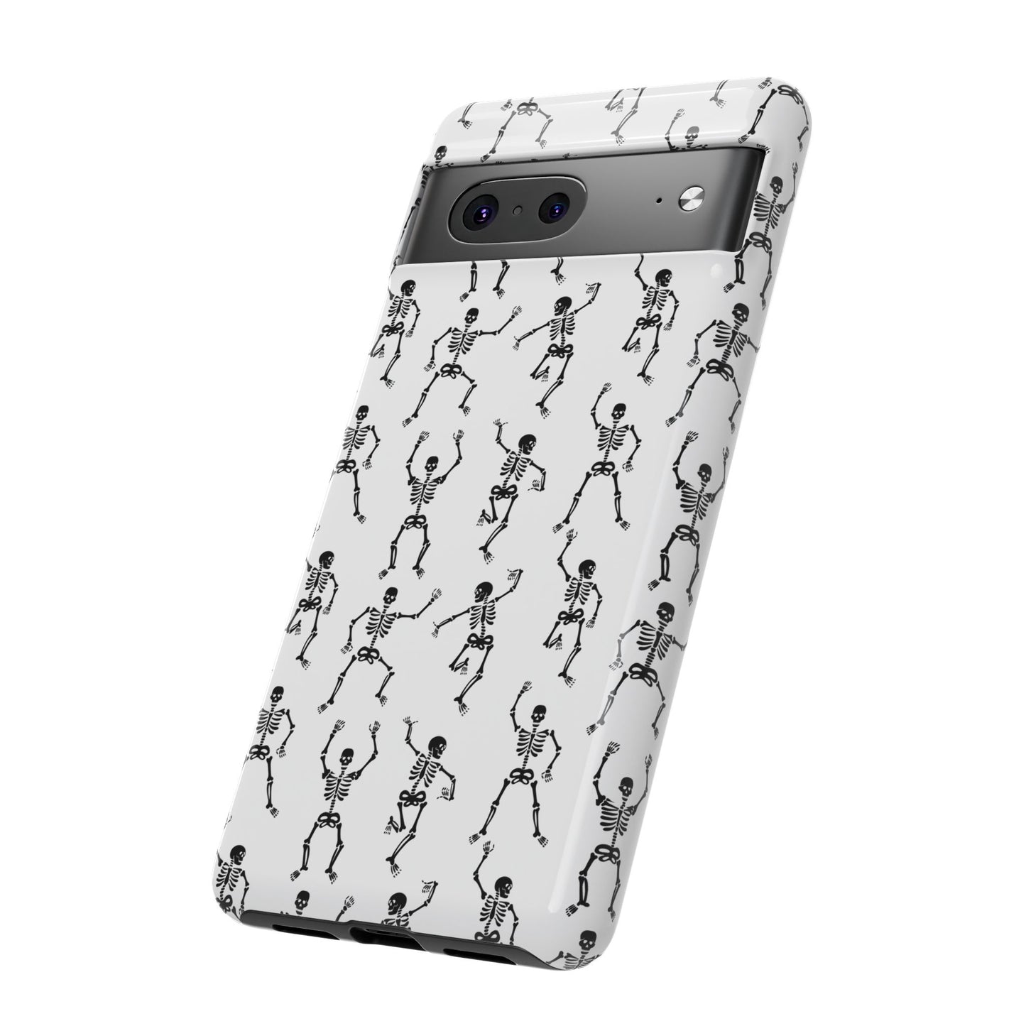 Dancing Skeletons Halloween Phone Case – Tough Phone Case – Cute Spooky Design - iPhone 16 - Samsung Galaxy - Google Pixel