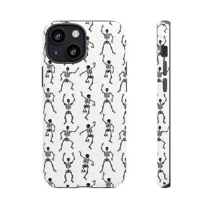 Dancing Skeletons Halloween Phone Case – Tough Phone Case – Cute Spooky Design - iPhone 16 - Samsung Galaxy - Google Pixel