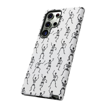 Dancing Skeletons Halloween Phone Case – Tough Phone Case – Cute Spooky Design - iPhone 16 - Samsung Galaxy - Google Pixel