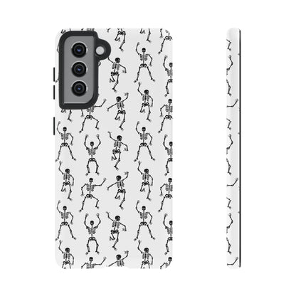 Dancing Skeletons Halloween Phone Case – Tough Phone Case – Cute Spooky Design - iPhone 16 - Samsung Galaxy - Google Pixel