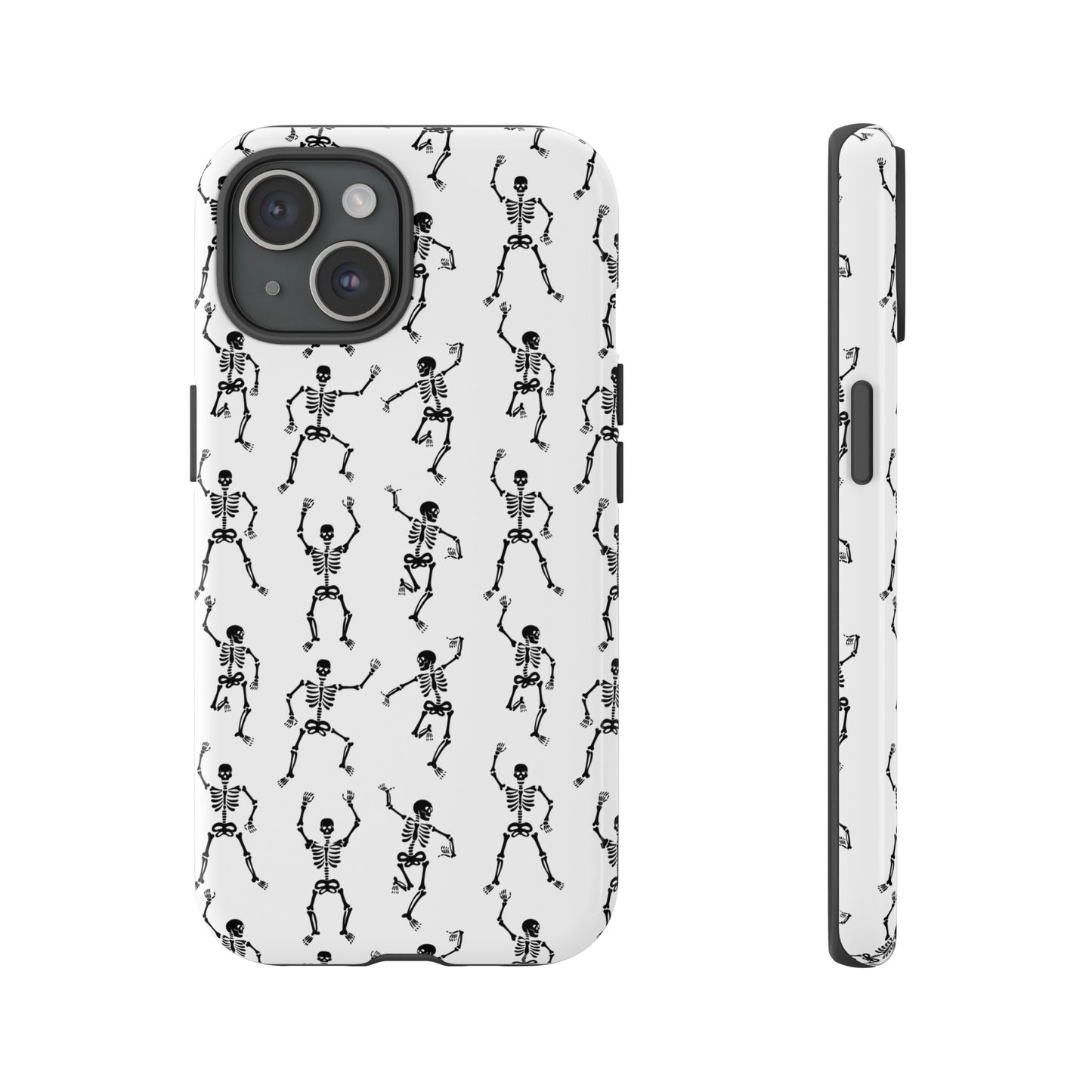 Dancing Skeletons Halloween Phone Case – Tough Phone Case – Cute Spooky Design - iPhone 16 - Samsung Galaxy - Google Pixel