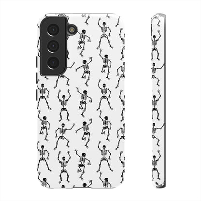 Dancing Skeletons Halloween Phone Case – Tough Phone Case – Cute Spooky Design - iPhone 16 - Samsung Galaxy - Google Pixel