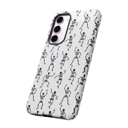 Dancing Skeletons Halloween Phone Case – Tough Phone Case – Cute Spooky Design - iPhone 16 - Samsung Galaxy - Google Pixel