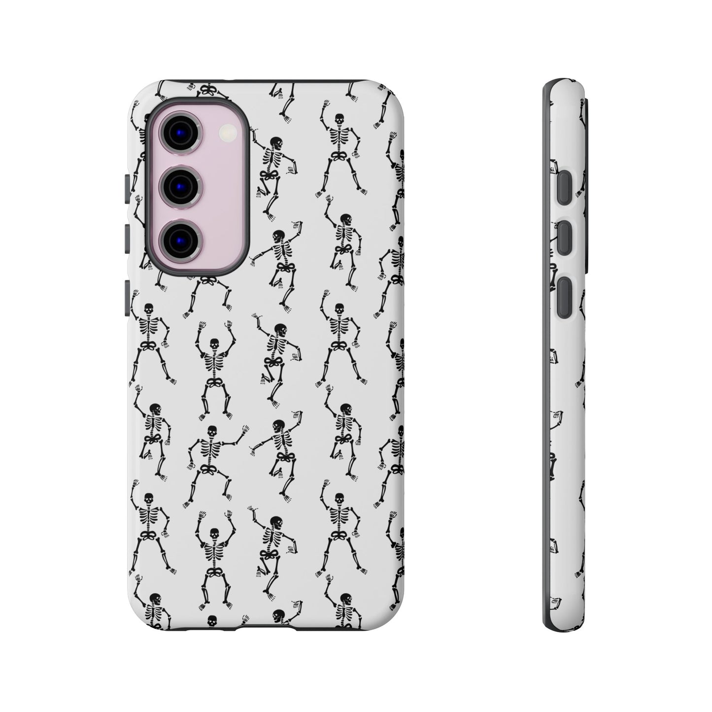 Dancing Skeletons Halloween Phone Case – Tough Phone Case – Cute Spooky Design - iPhone 16 - Samsung Galaxy - Google Pixel