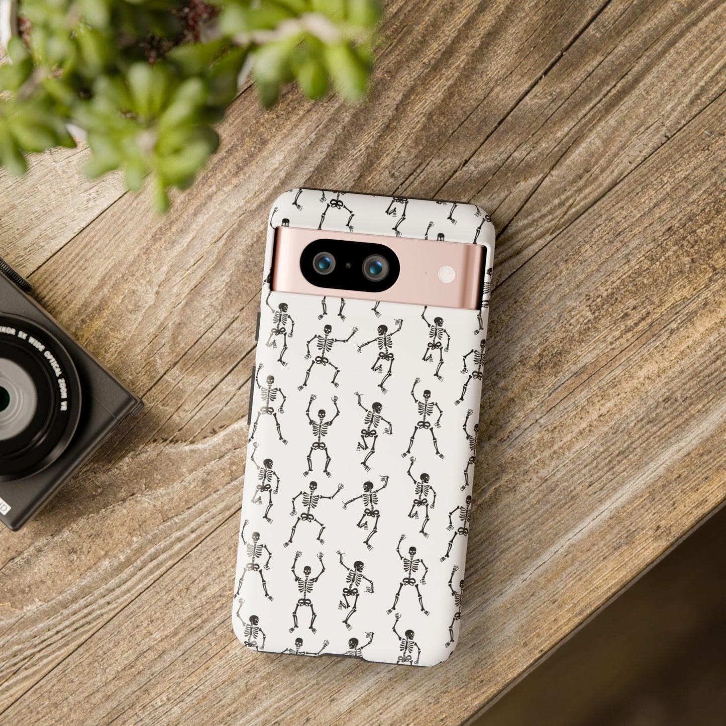 Dancing Skeletons Halloween Phone Case – Tough Phone Case – Cute Spooky Design - iPhone 16 - Samsung Galaxy - Google Pixel