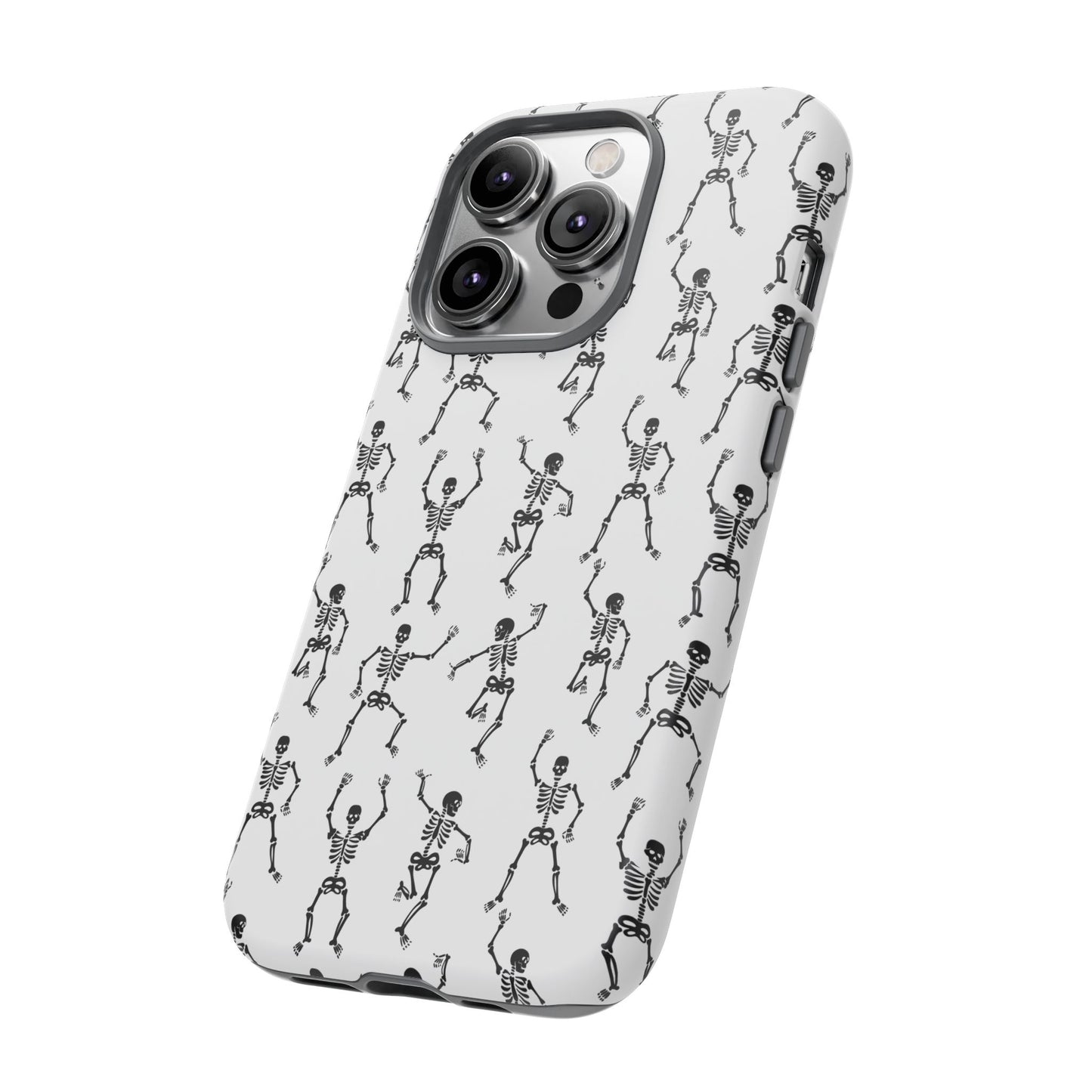 Dancing Skeletons Halloween Phone Case – Tough Phone Case – Cute Spooky Design - iPhone 16 - Samsung Galaxy - Google Pixel