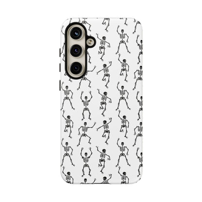 Dancing Skeletons Halloween Phone Case – Tough Phone Case – Cute Spooky Design - iPhone 16 - Samsung Galaxy - Google Pixel