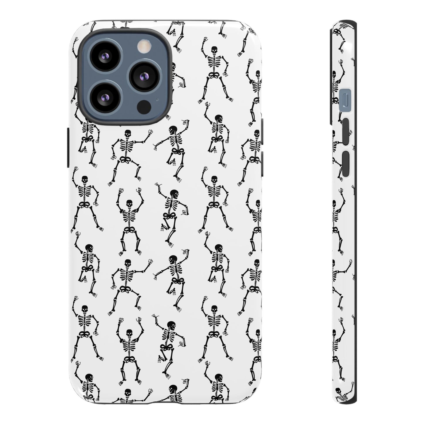 Dancing Skeletons Halloween Phone Case – Tough Phone Case – Cute Spooky Design - iPhone 16 - Samsung Galaxy - Google Pixel