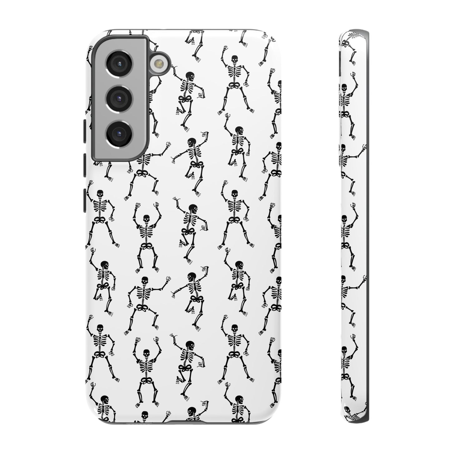 Dancing Skeletons Halloween Phone Case – Tough Phone Case – Cute Spooky Design - iPhone 16 - Samsung Galaxy - Google Pixel