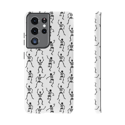 Dancing Skeletons Halloween Phone Case – Tough Phone Case – Cute Spooky Design - iPhone 16 - Samsung Galaxy - Google Pixel