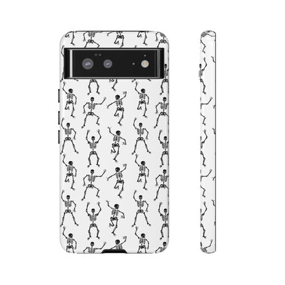 Dancing Skeletons Halloween Phone Case – Tough Phone Case – Cute Spooky Design - iPhone 16 - Samsung Galaxy - Google Pixel