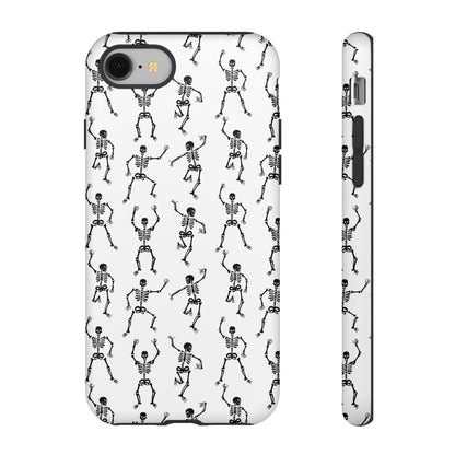 Dancing Skeletons Halloween Phone Case – Tough Phone Case – Cute Spooky Design - iPhone 16 - Samsung Galaxy - Google Pixel