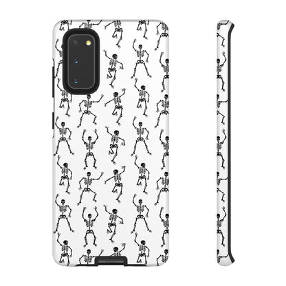 Dancing Skeletons Halloween Phone Case – Tough Phone Case – Cute Spooky Design - iPhone 16 - Samsung Galaxy - Google Pixel